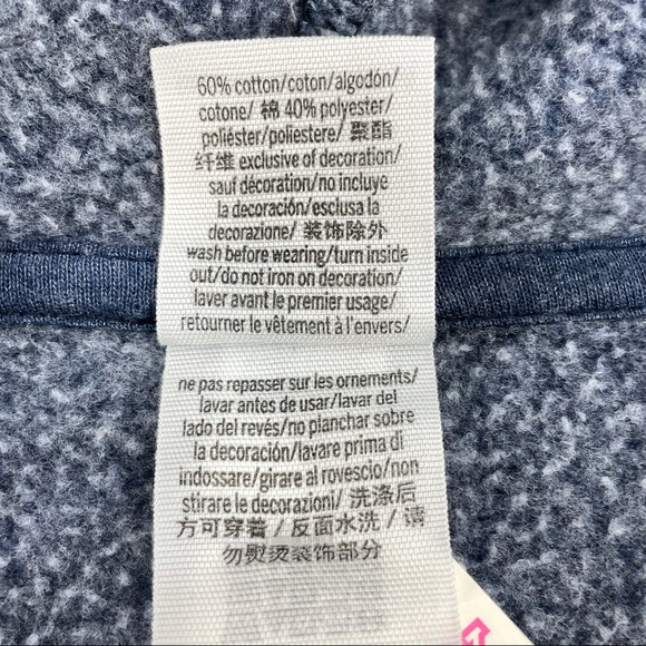 👚💙VS PINK ENSIGN CAMPUS STATIC TIE DYE LOUNGE ZIP UP HOODIE Size Med NWT - Picture 9 of 12